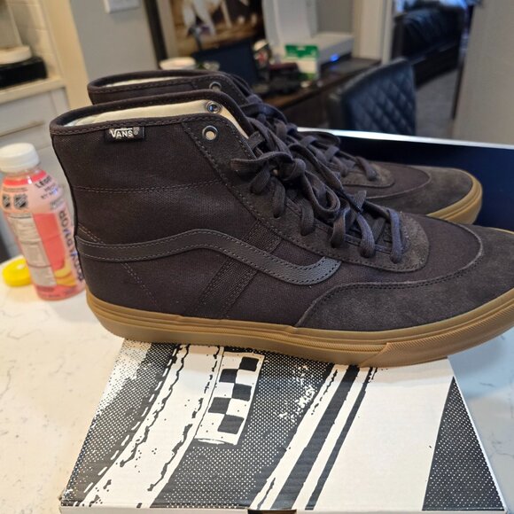 VANS Skate Gilbert Crockett High Brown/Gum VN0A2Z3MB7G Shoes Mens 13 NEW - Picture 9 of 14